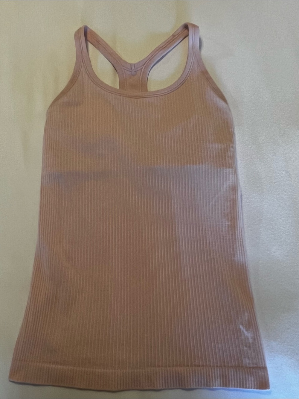 lululemon athletica Ribbed Racerback Tank - light pink